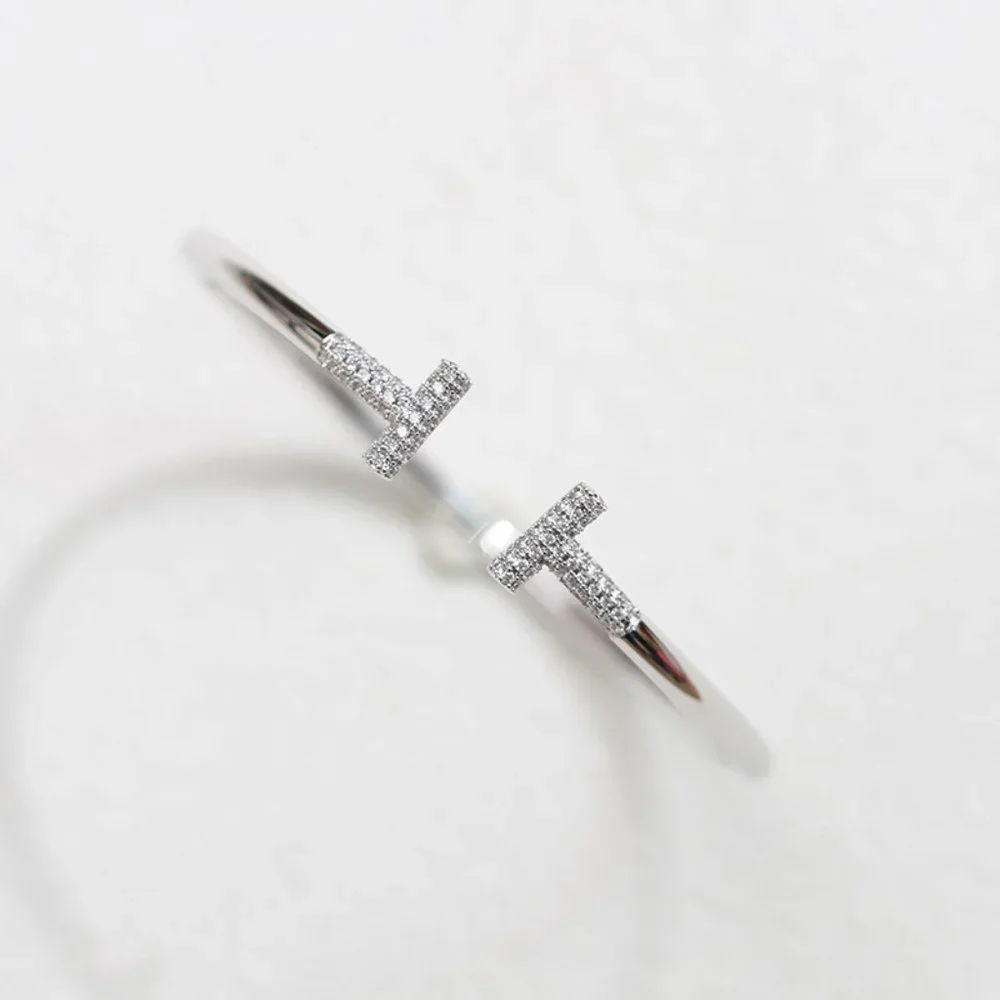Rose Gold Beautiful Open Bracelet - Picture 9 of 12